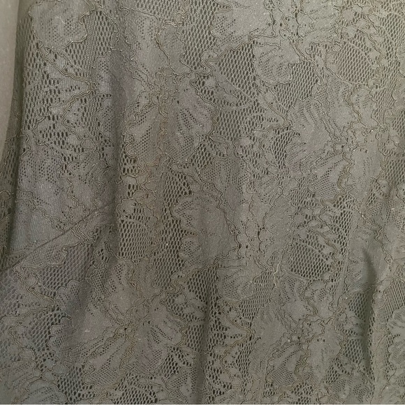 NEW Lauren Ralph Lauren Dress Lace Panel Back Zip Size 12 Wedding Guest Navy - Picture 4 of 9